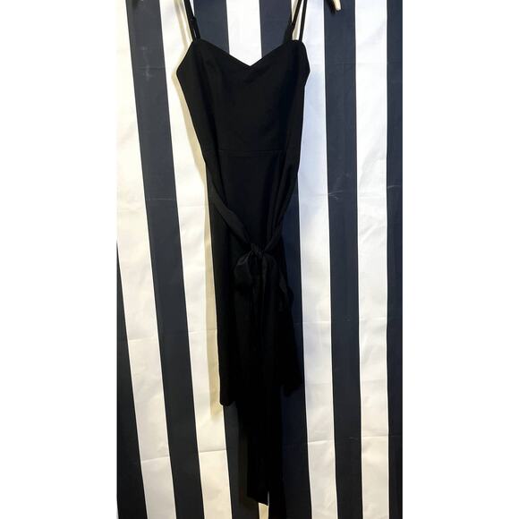 DRESS THE POPULATION Veronique Cocktail Stretch Bodycon Dress LBD Black S - Picture 2 of 8